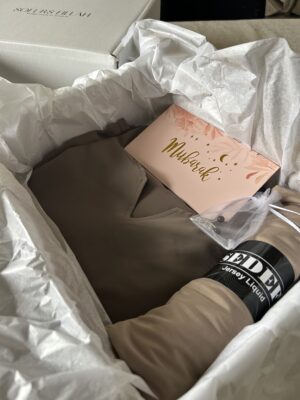 Coffret Abaya Noor Taupe + Jersey Liquid