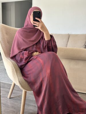 Robe Yasmine - Burgundy