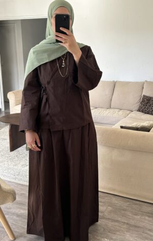 Ensemble Jupe - Marron