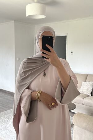 Abaya Rim - Rose pastel