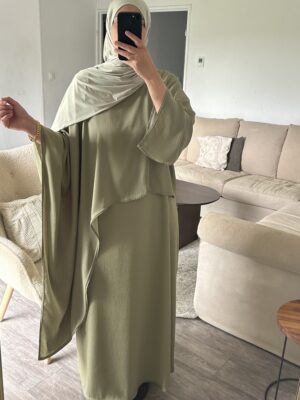 Robe Elegance - Vert amande