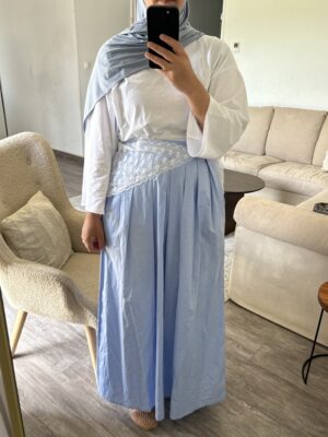 Jupe longue - Bleu