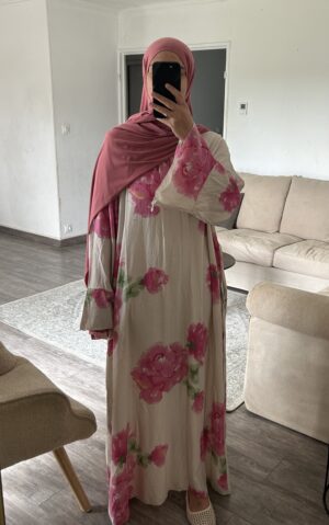 Robe fleurs - Rose