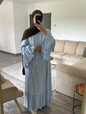 Robe Volant - Bleu ciel