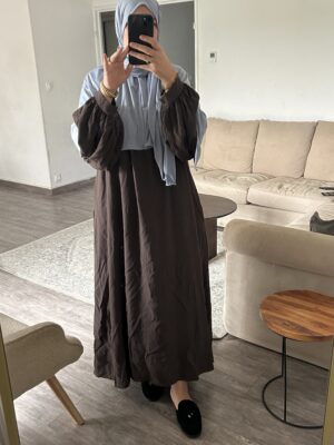 Robe Safiya - Marron