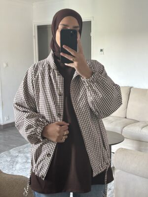 Bombers Carreaux - Marron